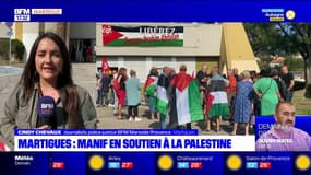 Martigues: manifestation en soutien à la Palestine