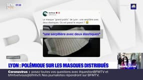 Lyon: polémique sur les masques distribués aux habitants par la mairie