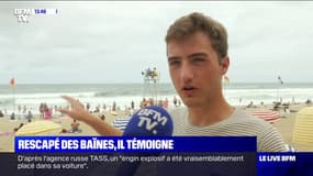  "J'ai eu peur": rescapé des baïnes, un touriste à Biarritz témoigne