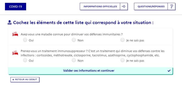 Coronavirus, symptômes, consultation: voici le questionnaire lancé par le gouvernement
