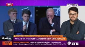 Attal : le RN, "passager clandestin" de la crise agricole