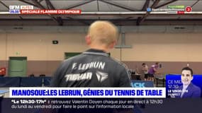 Manosque: Alexis et Félix Lebrun, génies du tennis de table
