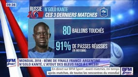 France-Argentine : N'Golo Kanté, l'atout des Bleus pour tenter de museler Leo Messi !