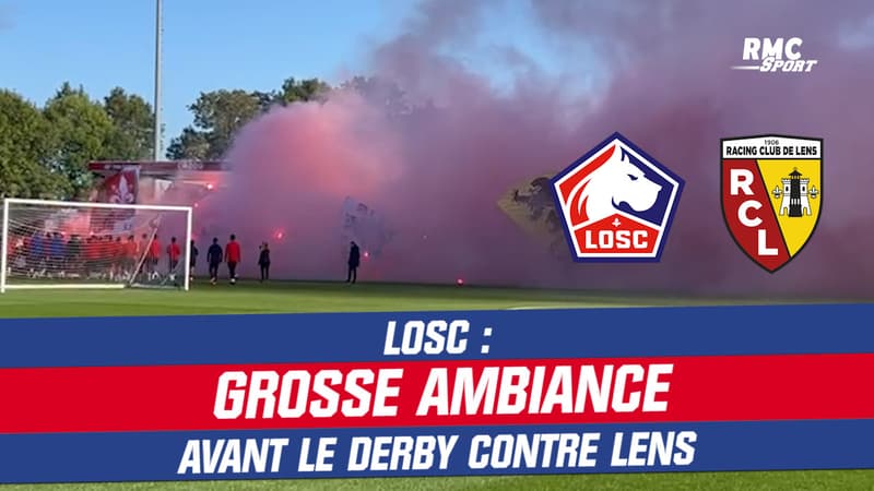 Losc : Grosse ambiance à l'entraînement avant le derby contre Lens