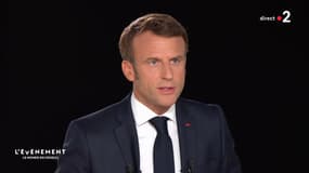 Emmanuel Macron sur France 2