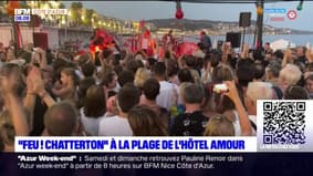 Nice: le groupe "Feu! Chatterton" a mis l'ambiance à la plage de l'hôtel amour