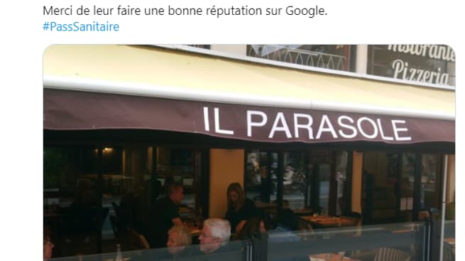 Le tweet en question.