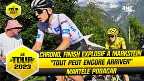 Chrono, finish explosif à Markstein : "Beaucoup de choses peuvent encore arriver" martèle Pogacar
