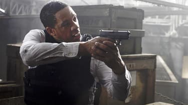 JoeyStarr dans le film "Colt 45", en 2014.