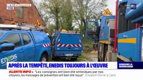 Tempête Ciaran: encore 115.000 foyers normands sans électricité, Enedis toujours à l'œuvre pour rétablir le courant