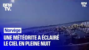  Norvège: une météorite a éclairé le ciel en pleine nuit en chutant près d'Oslo
