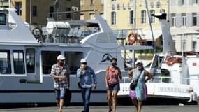 Le Vieux-Port de Marseille, le 14 septembre 2020