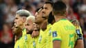 Brésil-Croatie : les joueurs brésiliens durant la séance de tirs au but