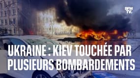 Guerre en Ukraine: la ville de Kiev touchée par plusieurs bombardements