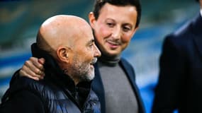Jorge Sampaoli et Pablo Longoria