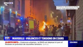 Violences urbaines: des magasins pillés et des barricades érigées à Marseille
