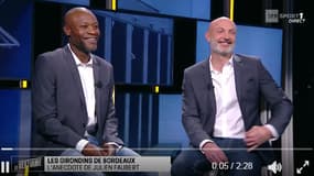 William Gallas et Frank Leboeuf dans Le Vestiaire