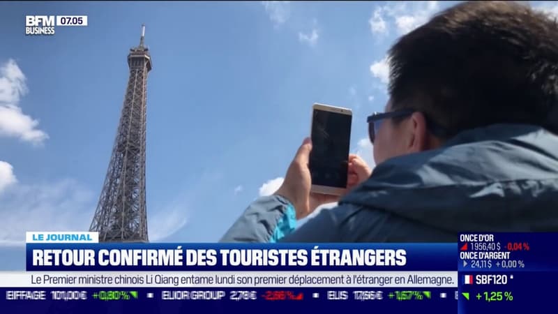 Le retour confirmé des touristes étrangers en France. Au premier trimestre 2023, on comptabilise 11,6 millions de touristes de retour à Paris