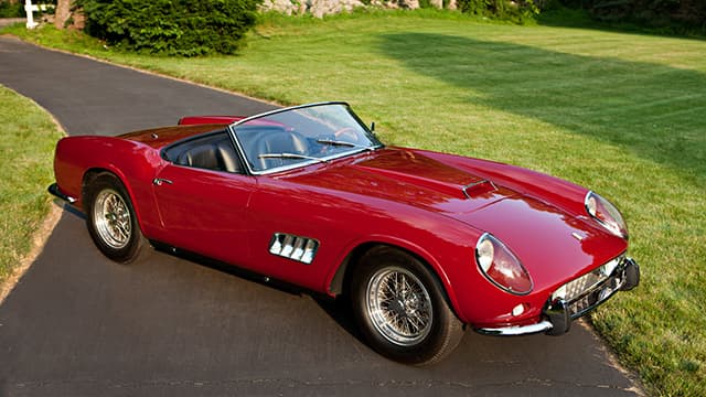 Une Ferrari de 1960.