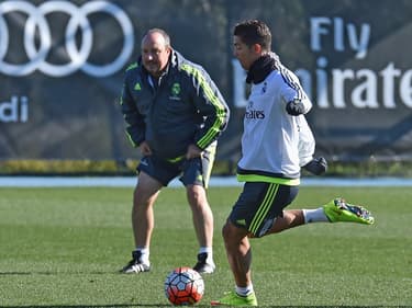 Cristiano Ronaldo et Rafael Benitez