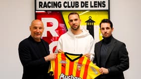 Pau Lopez avec le RC Lens.