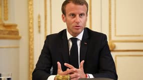 Emmanuel Macron à l'Elysée le 5 septembre 2018. 