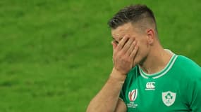 Jonathan Sexton après l'élimination de l'Irlande en quart de finale de la Coupe du monde de rugby, 14 octobre 2023