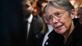 Elisabeth Borne à Bures-sur-Yvette le 23 février 2023