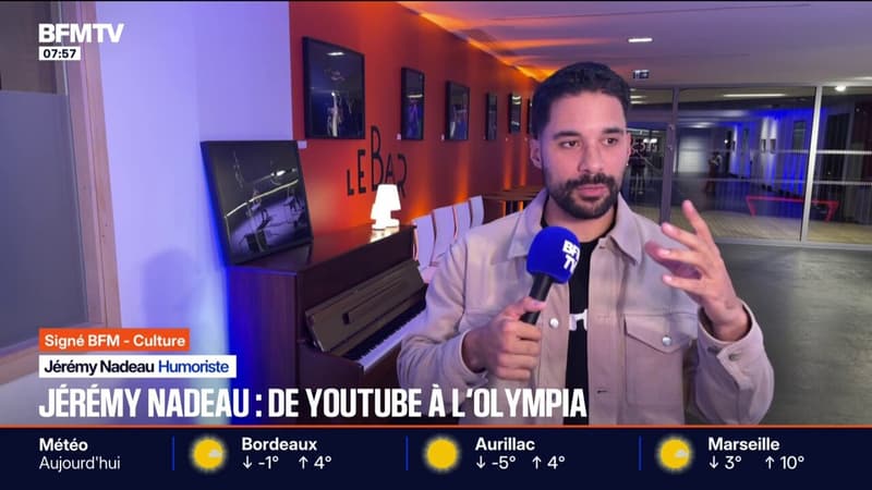De Youtube à l'Olympia: le parcours de l'humoriste Jérémy Nadeau