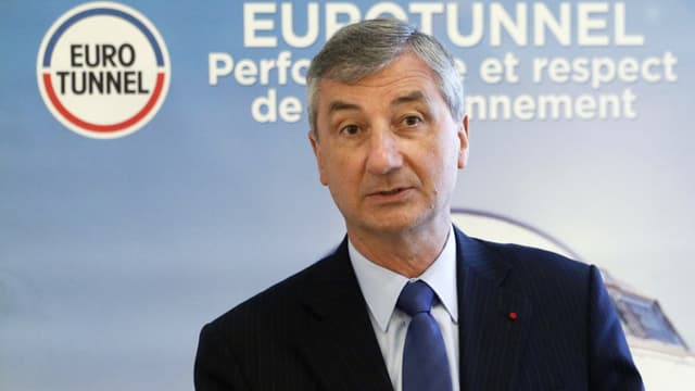 Jacques Gounon, PDG d'Eurotunnel.