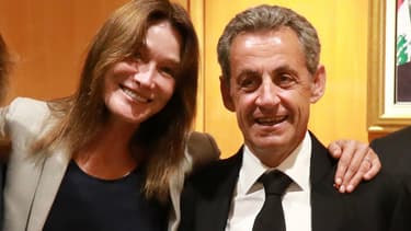 Carla Bruni-Sarkozy et Nicolas Sarkozy au Liban fin juillet