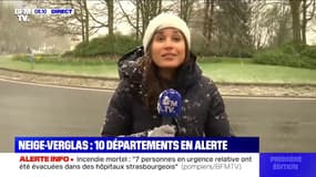 Les premiers flocons de neige tombent à Beauvais