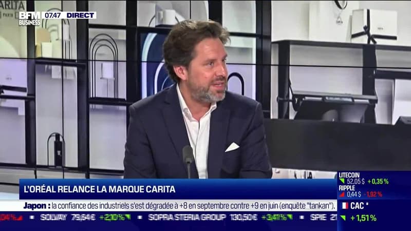 Charles Finaz de Villaine (Carita) : L'Oréal relance la marque Carita - 03/10