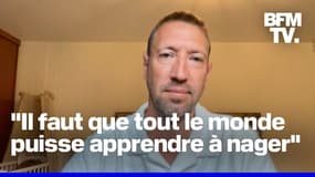 Pour lutter contre les noyades, Alain Bernard, double champion olympique de natation, milite pour un "plan piscine"