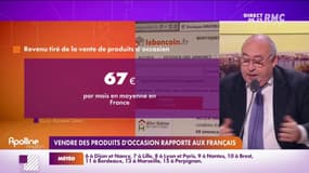 En moyenne, la revente de produits d'occasion rapporte 67 euros par mois
