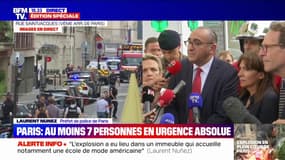 Laurent Nuñez, préfet de police de Paris, sur l'explosion à Paris: "L'incendie est circonscrit"