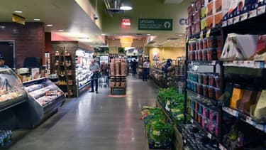 Un supermarché new-yorkais de la chaîne Whole Foods, détenue par Amazon.