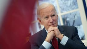 Le président américain Joe Biden à la Maison Blanche, le 3 janvier 2022