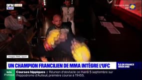 Morgan Charrière, champion francilien de MMA, intègre l'UFC