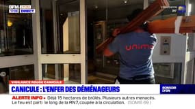 Canicule dans le Rhône: l'enfer des déménageurs