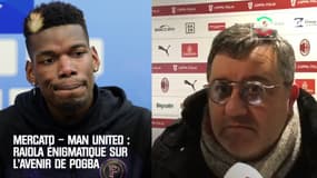 Mercato – Man United : Raiola énigmatique sur l'avenir de Pogba 