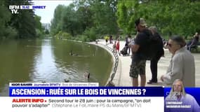 Ascension: les parisiens profitent des 1 000 hectares du bois de Vincennes