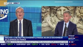 François Villeroy de Galhau (Gouverneur de la Banque de France): "Nous estimons à la Banque de France que la croissance sera supérieure à 5% (en France), (c'est) mieux que la moyenne de la zone euro"