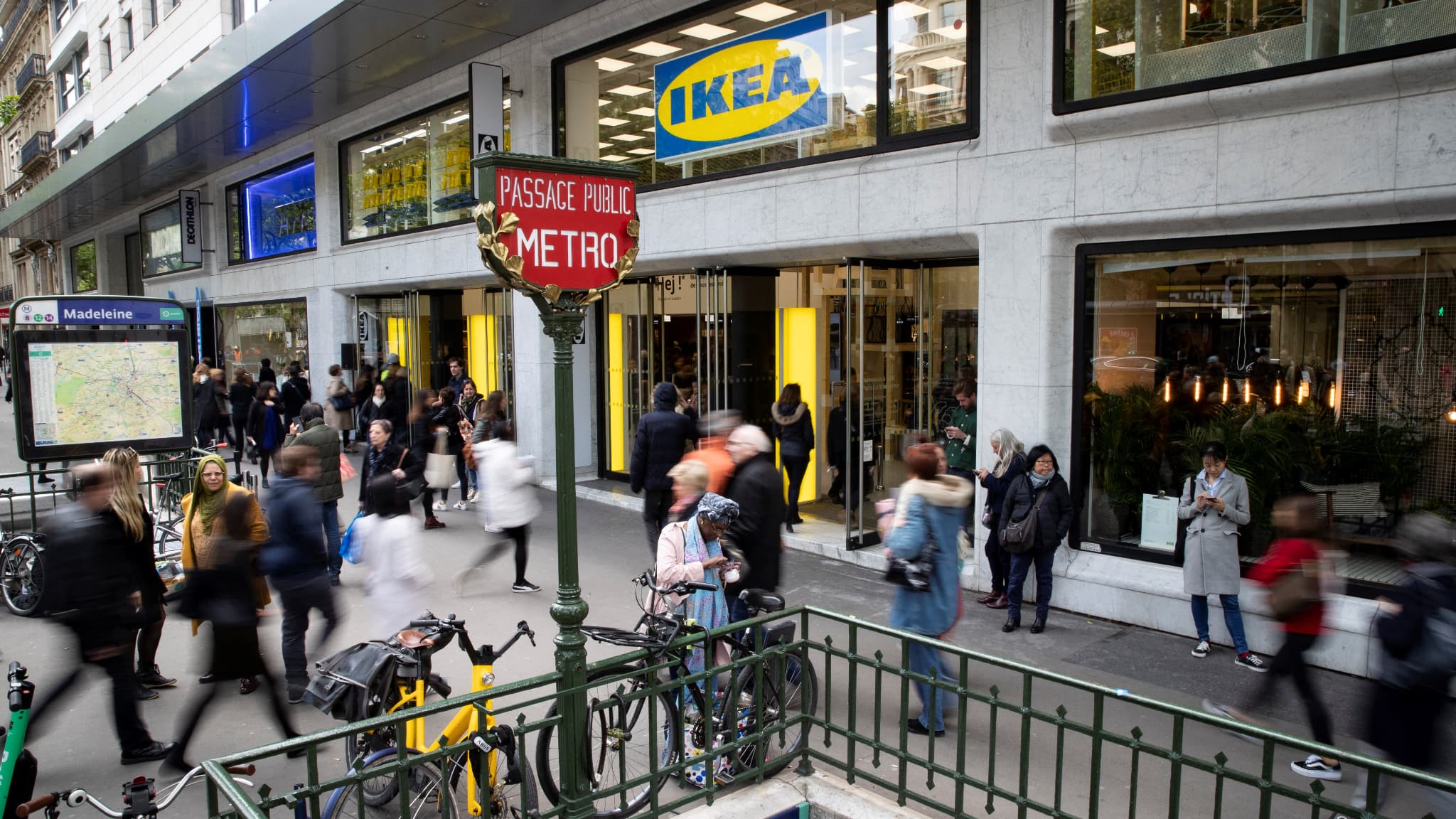Paris: le magasin Ikea de la Madeleine fermera début septembre ...