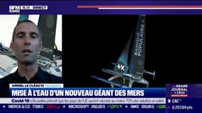 32 mètres de long, 16 tonnes et 24 mois de construction: le "Maxi Banque Populaire XI" bientôt mis à l'eau