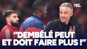 PSG : "Dembélé doit faire plus de passes décisives", Luis Enrique en demande encore plus