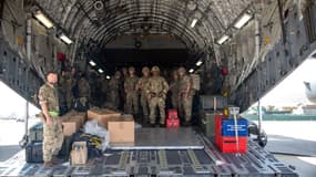 Soldats britanniques à Kaboul. 