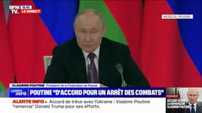 Guerre en Ukraine: "Nous avons quelques réserves", déclare Vladimir Poutine à propos d'une trêve