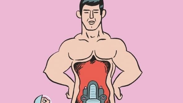 Détail de la couverture de la BD "Si t’es un homme", publié en 2024.