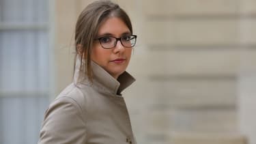 Aurore Bergé le 25 novembre 2017 à l'Élysée